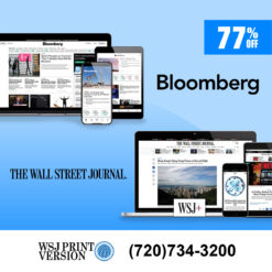 Bloomberg and WSJ Digital Subscription 5 Years