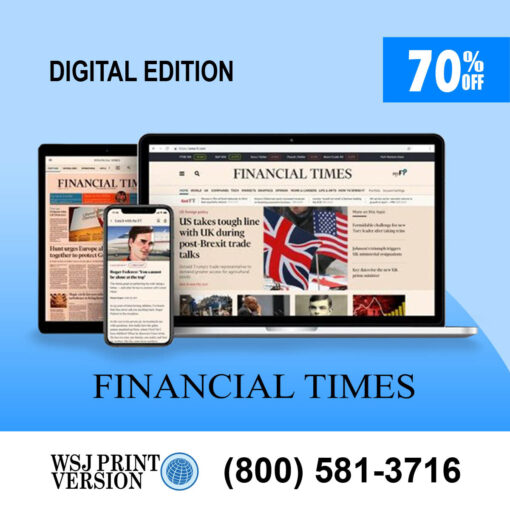 Financial Times Newspaper Digital Subscription 2-Year at 70% Off