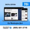 The Washington Post News Digital Subscription 2-Year at 70% Off