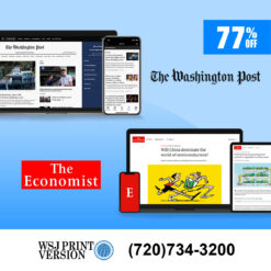 Washington Post News and The Economist Digital Bundle for $129